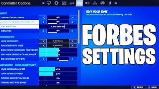 Forbes Fortnite Settings 🎮 [upl. by Haridan]