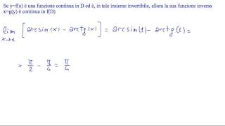 Continuità delle funzioni inverse [upl. by Quiteri]