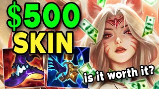 I tried the New 500 Faker Ahri Skin so you wont have to  Immortalized Legend Ahri [upl. by Munro]