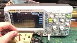 Transistor Tester with Digital RIGOL Oscilloscope DS1054z 4K [upl. by Krawczyk]