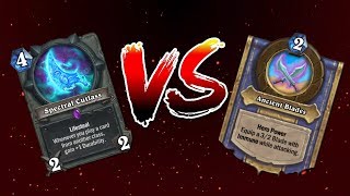 Hearthstone  Ancient Blades vs Spectral Cutlass [upl. by Dorey]