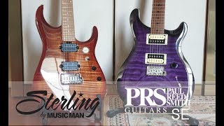 PRS SE Roasted Maple Neck vs Sterling JP150 [upl. by Faye]