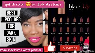 Best 💋lipstick color for darkbrown skin tones [upl. by Fawcette3]