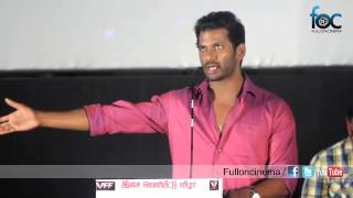 Vishal Advises Hip Hop Tamizha adhi to Act After Two Years  Aambala Movie Audio Launch [upl. by Ardisi586]