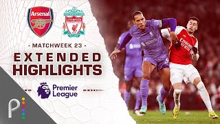 Arsenal v Liverpool  PREMIER LEAGUE HIGHLIGHTS  242024  NBC Sports [upl. by Eldoria]