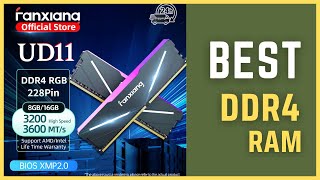 Best DDR4 Ram  Fanxiang UD11 RGB Memory 16GB 32GB DDR4 Ram Review in 2025 [upl. by Naraa129]