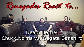 Renegades React to Death Battle  Chuck Norris vs Segata Sanshiro [upl. by Takara]