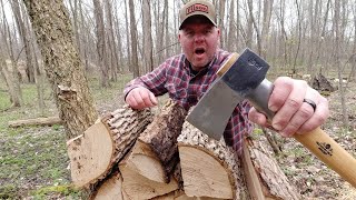 Gransfors Bruk LARGE SPLITTING AXE Review [upl. by Sirronal730]