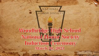 Woodbridge HS NHS Induction 2024 [upl. by Eiba480]