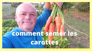 comment semer les carottes [upl. by Aurora19]