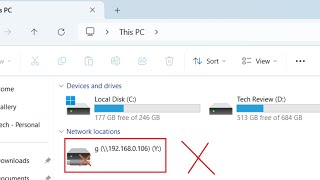 How To Disconnect My Network Drive On Windows [upl. by Kusin]