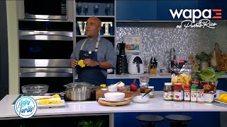 Receta Tostones de pana  Viva La Tarde  WapaTV [upl. by Oneg]