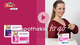 apothekia® To Go Abtei EXPERT ZAFFRANAX® [upl. by Cressler]