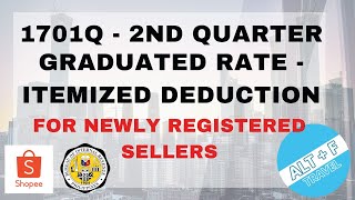 1701Q  2nd Graduated itemized deduction for new sellers [upl. by Erik]