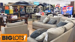 BIG LOTS GAZEBOS SOFAS TABLES FURNITURE SPRING HOME DECOR SHOP WITH ME SHOPPING STORE WALK THROUGH [upl. by Assirram]