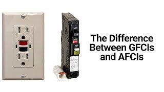 The Difference Between GFCIs and AFCIs [upl. by Irtimd493]