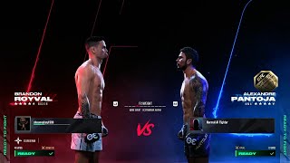 UFC 5 Brandon Royval VS Alexandre Pantoja [upl. by Silloh]