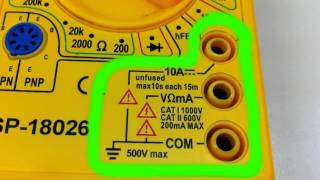 Multimeter Anleitung [upl. by Josi]