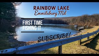 RAINBOW LAKE Emmitsburg MD my first time [upl. by Alleinad]