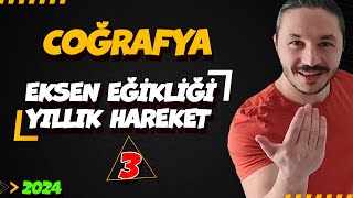 🌍EKSEN EĞİKLİĞİMEVSİMLER 🔴 39 Günde TYT Coğrafya Kampı3 📌2025 [upl. by Adoh]