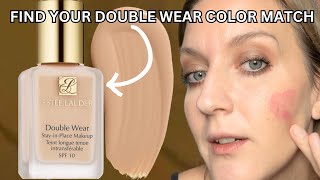 How to Find your Double Wear Foundation Color Match [upl. by Eibor187]