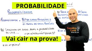 PROBABILIDADE MATEMÁTICA  RÁPIDO e FÁCIL [upl. by Forbes]