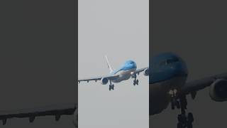 KLM A330300 “Canarsie Approach” at JFK shorts [upl. by Beisel]