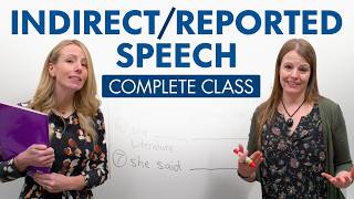 Learn English Grammar INDIRECT SPEECH REPORTED SPEECH [upl. by Marasco596]