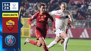 HIGHLIGHTS  AS Roma vs PSG  UEFA Womens Champions League 202324 Italiano [upl. by Wivinah]