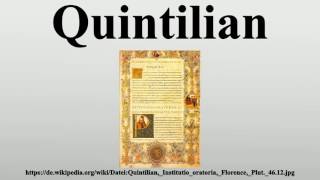 Quintilian [upl. by Ashley345]