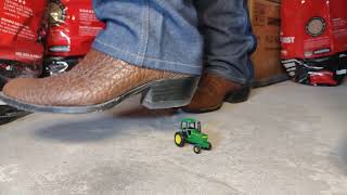 Vintage Olathe Cowboy Boots vs a Quart and Tractor [upl. by Rosalynd]