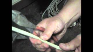 how to strip copper wire with no special tools part 1 [upl. by Odilia]