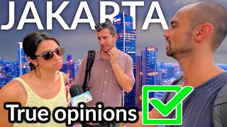 🇮🇩 True Opinions ✅ What Do Foreign Tourist REALLY Think Of Jakarta Indonesia [upl. by Attelrak]