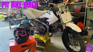 125cc Pit Bike Build [upl. by Atikat]