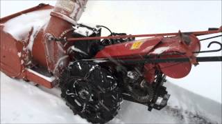 Video 11 Gravely Tractor Demonstration Series 1959 L  MA210 Snowblower GravelyWV [upl. by Aivart698]