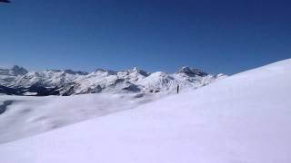 Arlberg LechZürs Rundblick aus Tellerlift Schafalplift [upl. by Anyrak86]