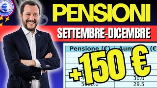 🔴 150€ EXTRA PER PER MINIME 👉🏻PENSIONI UFFICIALE  INVALIDITÀ E SOCIALE ECCO LE NOVITÀ❗️ [upl. by Thagard]