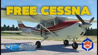 First look at the Freeware Cessna 206 Stationair  MSFS2020 [upl. by Alarise916]