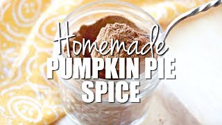 How to make HOMEMADE PUMPKIN PIE SPICE [upl. by Jasmina]