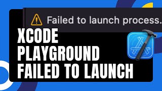 How to Fix Xcode Error Xcode Playground Failed to launch [upl. by Tanberg]