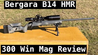 Bergara B14 HMR 300 Win Mag Review [upl. by Arvin742]