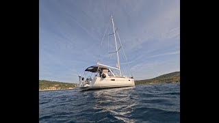 BENETEAU OCEANIS 45 ON SALE ANCHORAGE TEST [upl. by Ellebana]