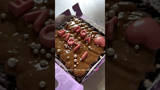 Decorate Brownie with Us  Chocolate Brownie  Brownie Box  Brownie Message Box [upl. by Fallon151]