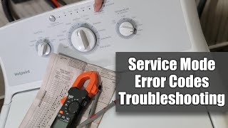 Hotpoint Washer Troubleshooting Error Codes and Diagnostics [upl. by Ahsiki]