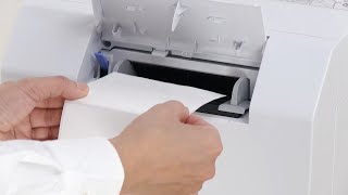 Loading Fanfold Paper in the Printer CWC4000 Series [upl. by Trinette695]