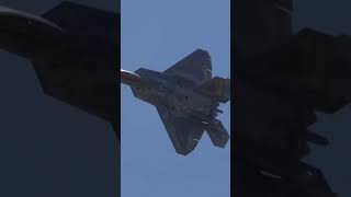 Unbelievable F22 Raptor Demo  Epic Air Force Maneuvers usa military shorts [upl. by Tedra]