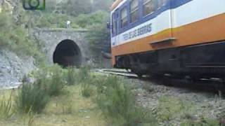 De a dos en los túneles 4  Tren de las Sierras cerca de apeadero Dique San Roque [upl. by Mlehliw401]