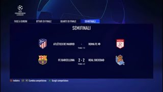 Fifa 22 La CarrieraSeconda StagioneUefa ChampionsLeagueAtletico de Madrid VS Roma Ritorno [upl. by Myo]