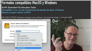 Formatear un disco SSD en MacOS APFS vs exFAT   UPV [upl. by Boudreaux]