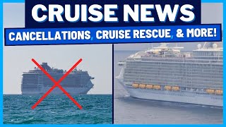 CRUISE NEWS Red Sea Cruises Cancelled Royal Caribbean Cruise Rescue Itinerary Changes amp MORE [upl. by Gherardo787]